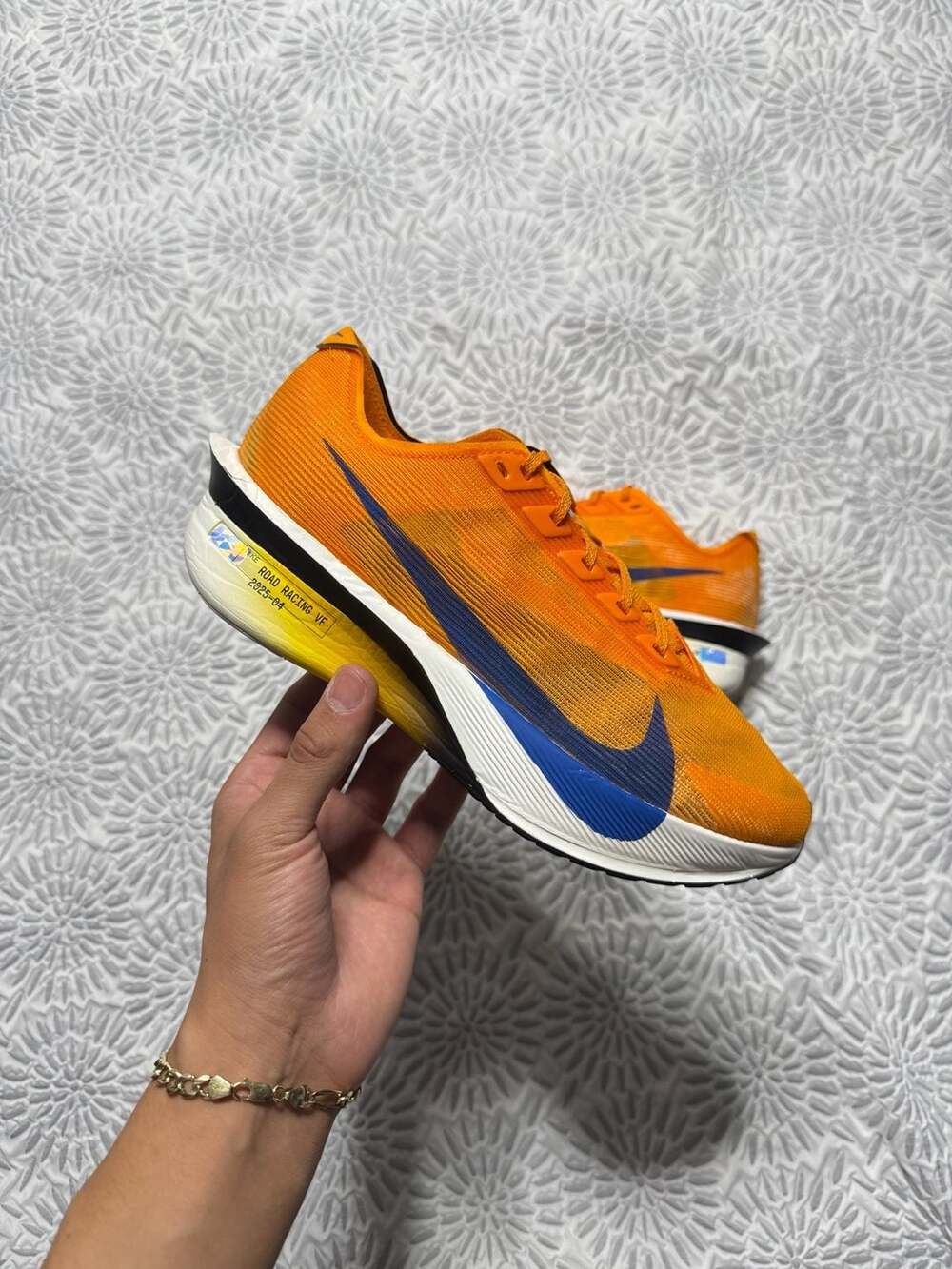 Nike ZoomX Vaporfly NEXT% 4 Running Orange Blue 7 Men’s / 9 Women’s IO7549-833